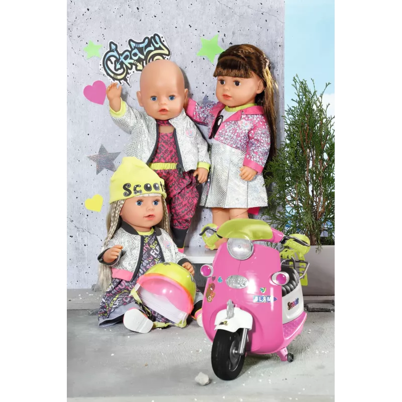 BABY born City Deluxe Scooter Combo bábikový kolobežka