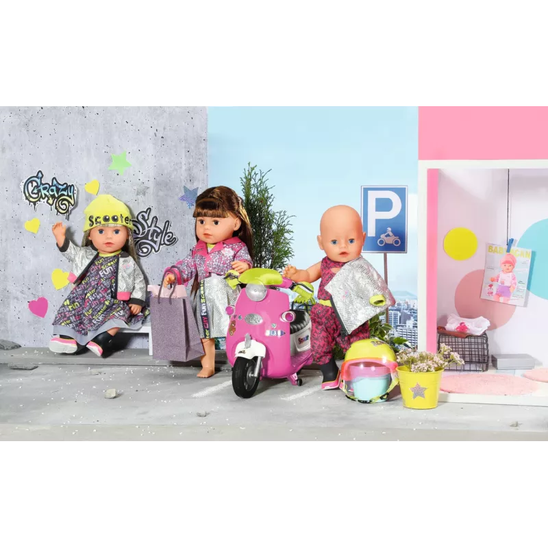 BABY born City Deluxe Scooter Combo bábikový kolobežka