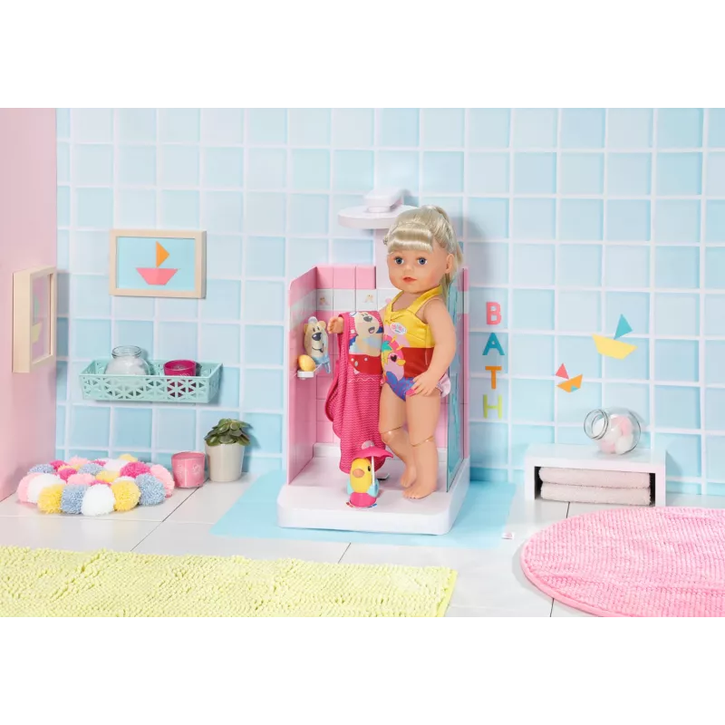 Kúpeľ pre bábiky BABY born Bath Walk in Shower odporúčaný vek 3 roky