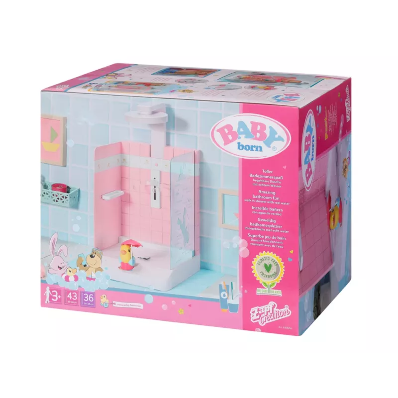 Kúpeľ pre bábiky BABY born Bath Walk in Shower odporúčaný vek 3 roky