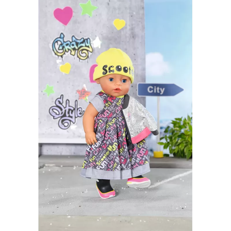 Sada oblečenia pre bábiky BABY born City Deluxe Style od 3 rokov 180 g