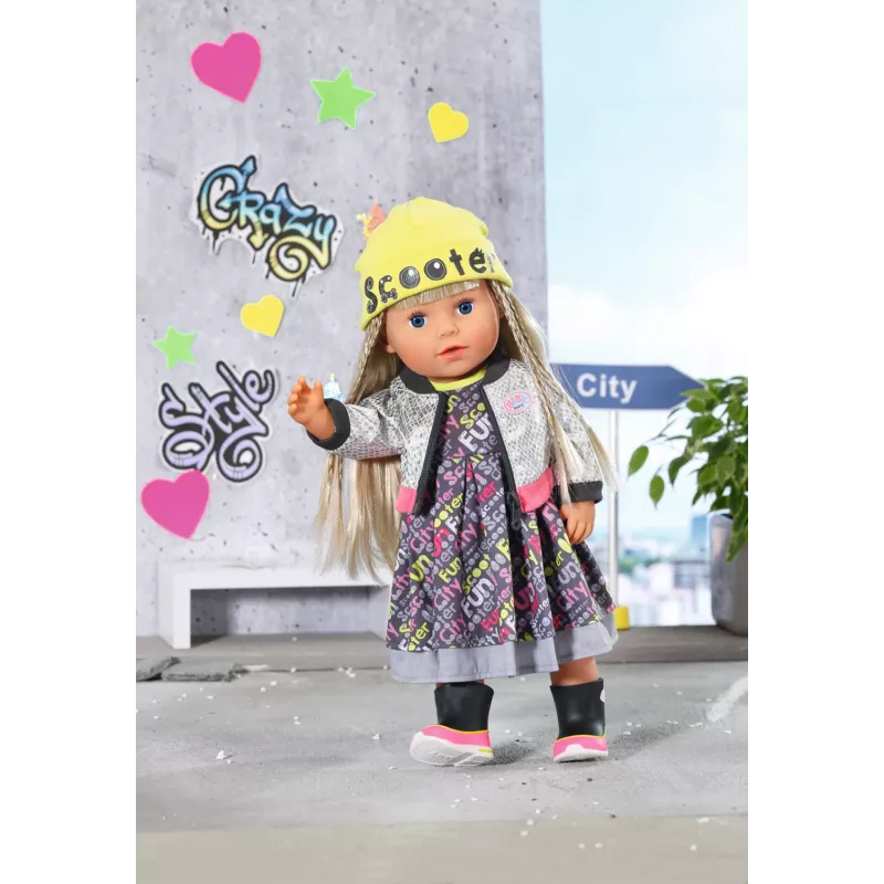 Sada oblečenia pre bábiky BABY born City Deluxe Style od 3 rokov 180 g