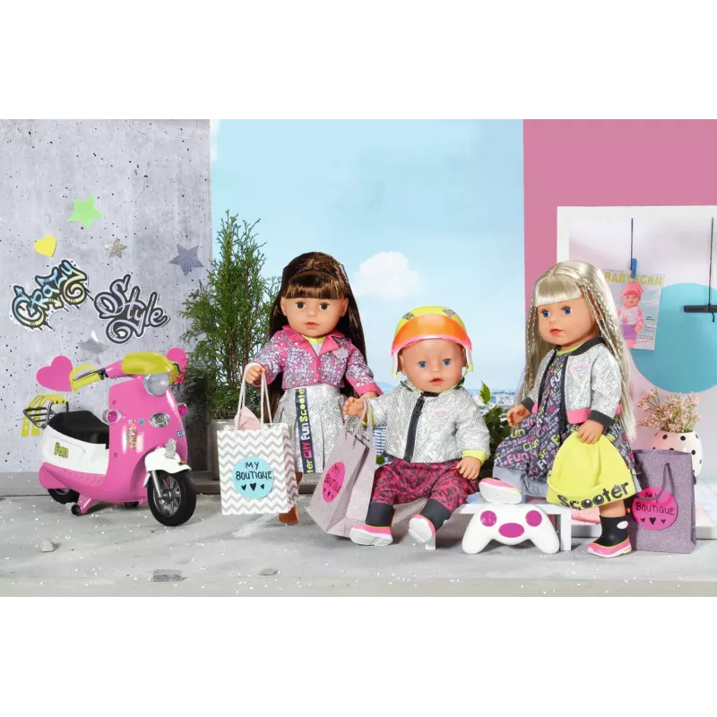 Sada oblečenia pre bábiky BABY born City Deluxe Style od 3 rokov 180 g