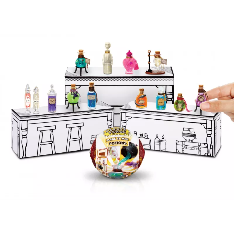 Miniverse - Harry Potter Make It Mini Potions, 8 rok(y), viacfarebné, plast, živica