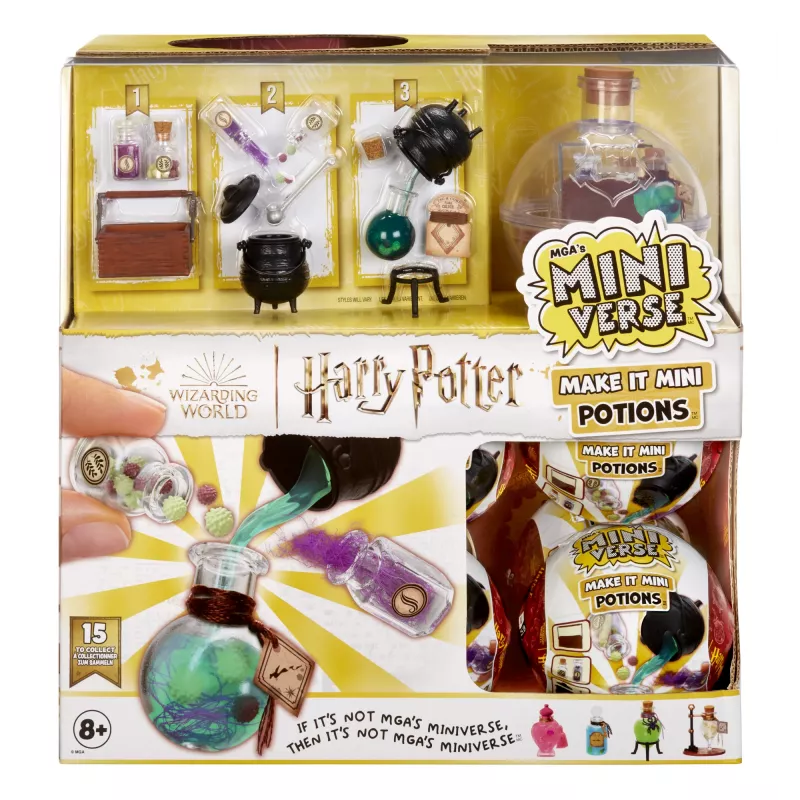 Miniverse - Harry Potter Make It Mini Potions, 8 rok(y), viacfarebné, plast, živica