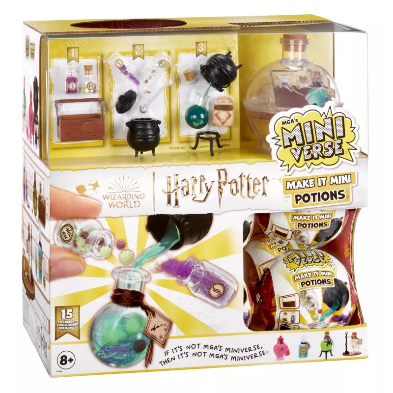 Miniverse - Harry Potter Make It Mini Potions, 8 rok(y), viacfarebné, plast, živica