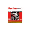 Sada skrutkovacích hákov a hmoždiniek Fischer 564169 25 kusov plast 8 mm