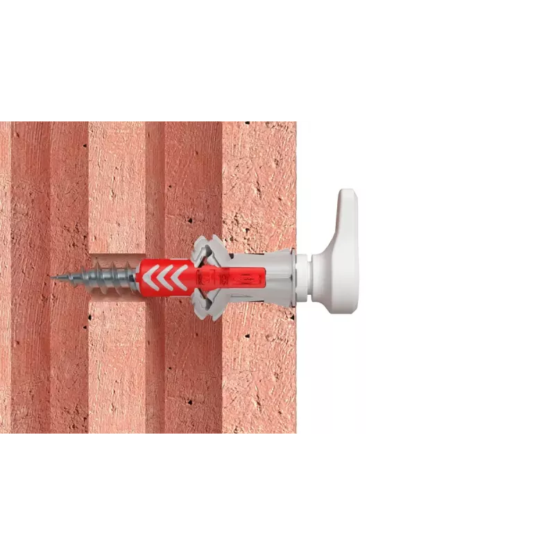 Sada skrutkovacích hákov a hmoždiniek Fischer 564168 25 kusov 6 mm otvor