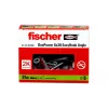 Sada skrutkovacích hákov a hmoždiniek Fischer 564168 25 kusov 6 mm otvor