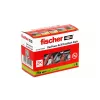 Sada skrutkovacích hákov a hmoždiniek Fischer 564168 25 kusov 6 mm otvor