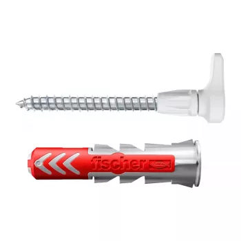 Sada skrutkovacích hákov a hmoždiniek Fischer 564168 25 kusov 6 mm otvor