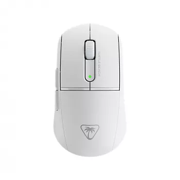 Turtle Beach Burst II Air White – 2.4GHz bezdrôtová herná myš: 47g ultralehká, optické spínače, 26K DPI optický senzor, Bluetooth, 120h batéria