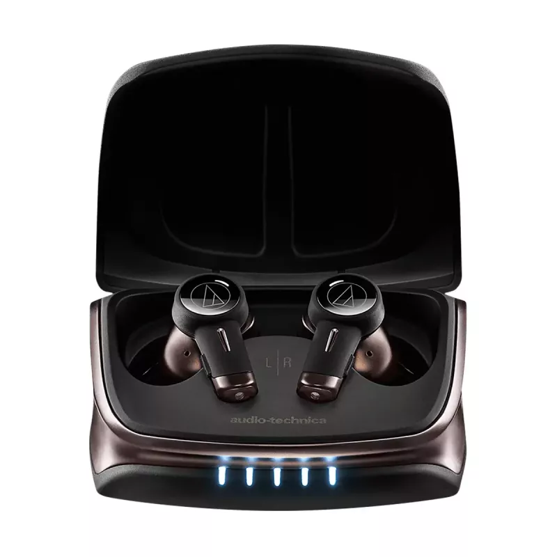 Audio-Technica ATH-TWX9 slúchadlá — True Wireless In‑ear TWS, 10–40000 Hz, Bluetooth, hnedá
