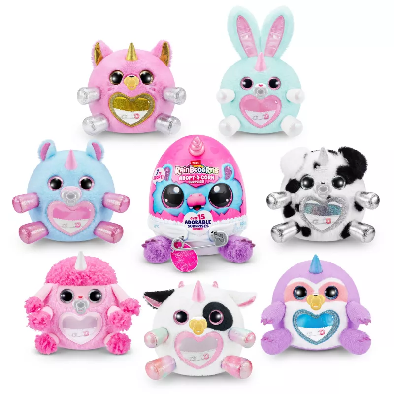 Figúrka Zuru Rainbowcorns Adopt-A-Corn Surprise — triedená zberateľská minifigúrka (sortiment)