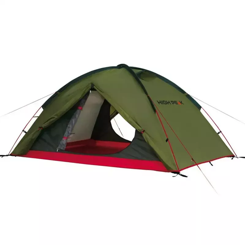 Stan High Peak Woodpecker 3 — 3-osobový, zeleno-červený, model N0802