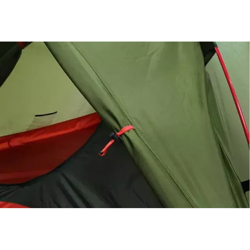 Stan High Peak Woodpecker 3 — 3-osobový, zeleno-červený, model N0802