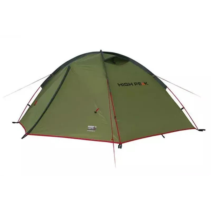 Stan High Peak Woodpecker 3 — 3-osobový, zeleno-červený, model N0802