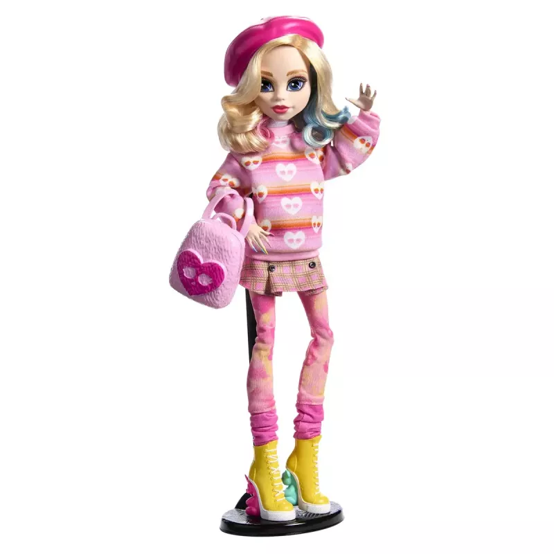 Módna bábika Mattel Monster High Wednesday Enid Sinclair viacfarebná