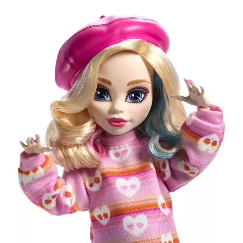 Módna bábika Mattel Monster High Wednesday Enid Sinclair viacfarebná