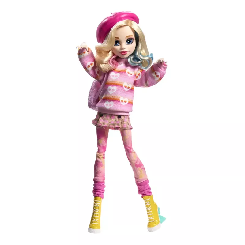 Módna bábika Mattel Monster High Wednesday Enid Sinclair viacfarebná