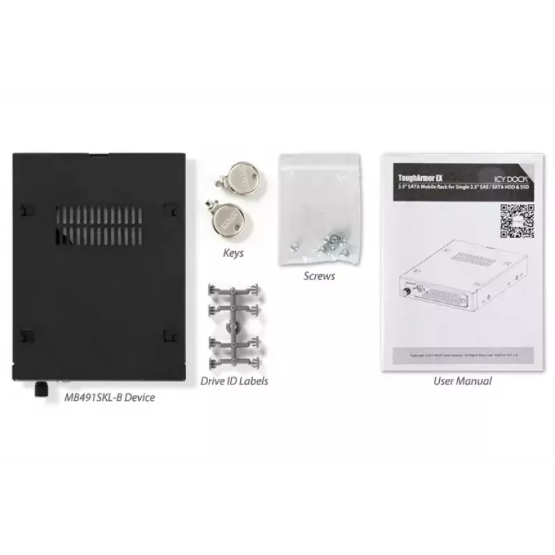 Inštalačný rám Icy Dock MB491SKL-B