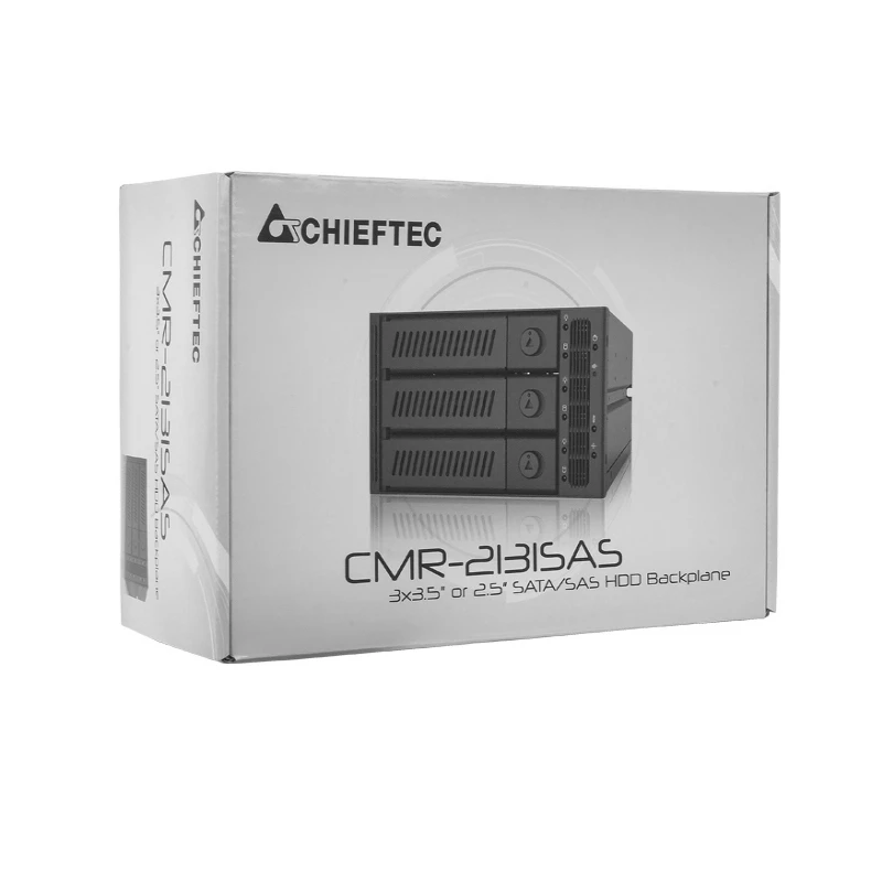 Chieftec CMR-2131SAS kryt pozície pre disky čierny