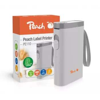 Peach PE110 tlačiareň etikiet termálna 203 x 203 DPI 60 mm/s bezdrôtová Bluetooth
