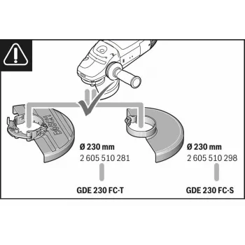 Odsávanie prachu Bosch GDE 230 FC-S Professional