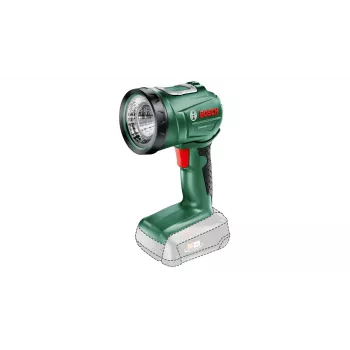 Bosch UniversalLamp 18 čierna, zelená LED