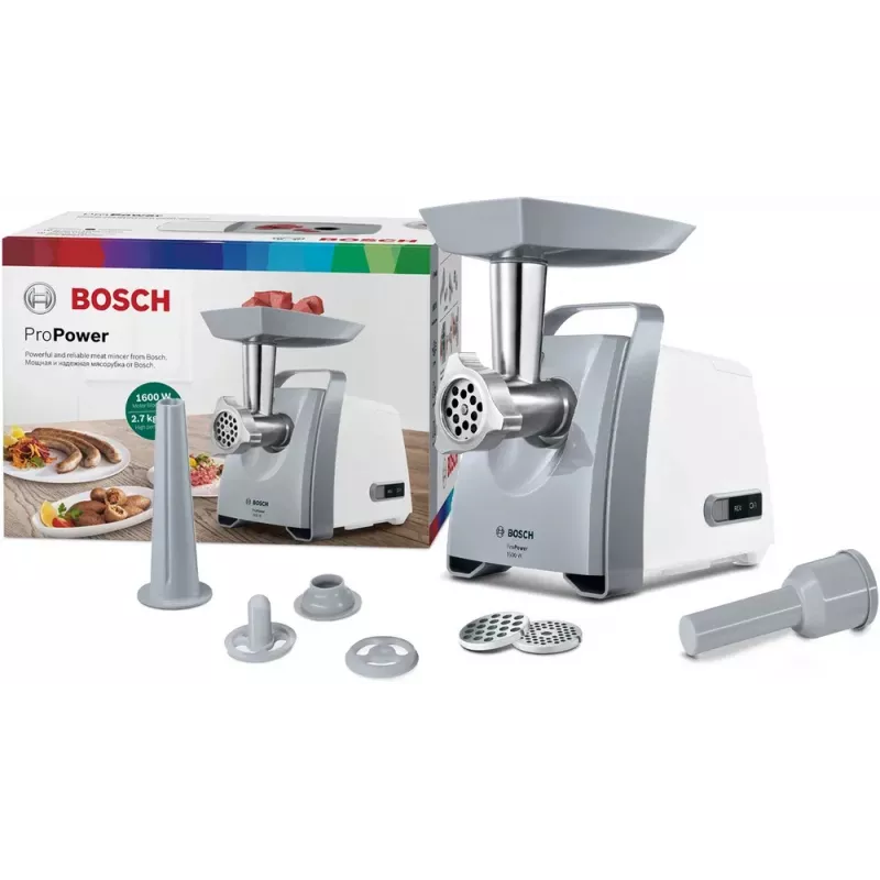 Bosch MFW45020 mlynček na mäso 500 W biela