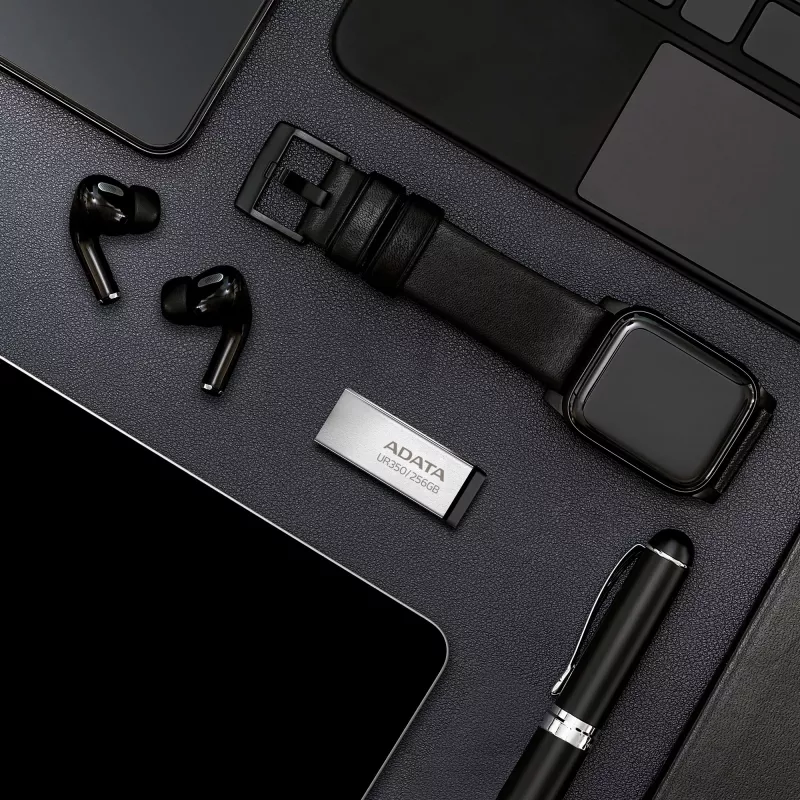 ADATA UR350 USB kľúč 256 GB USB Type-A 3.2 Gen 1 (3.1 Gen 1) čierny, strieborný