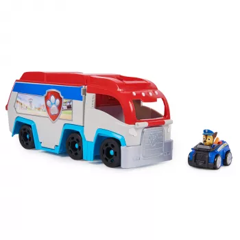 Vozidlo Spin Master PAW Patrol Pup Squad Patroller Team Vehicle so zberateľským autom Chase, od 3 rokov, plast, viacfarebné