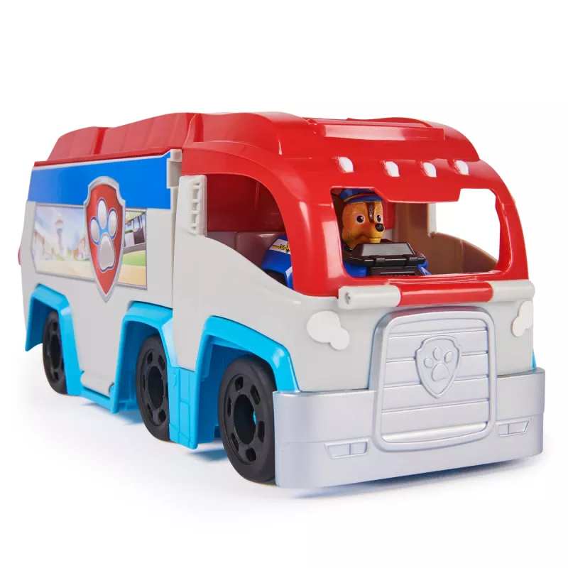 Vozidlo Spin Master PAW Patrol Pup Squad Patroller Team Vehicle so zberateľským autom Chase, od 3 rokov, plast, viacfarebné