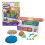 Kinetic Sand, Project Planet Turtle Beach s 397g hracieho piesku, nástrojmi a formičkami, udržateľné ekologické materiály, senzorická hračka pre deti