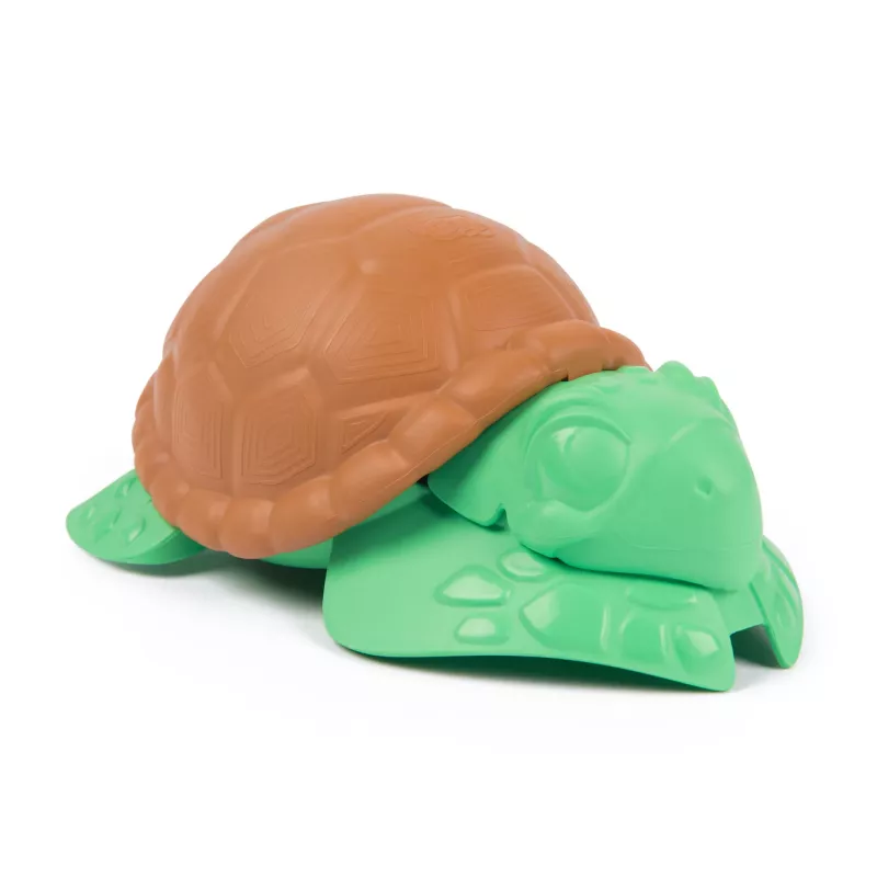 Kinetic Sand, Project Planet Turtle Beach s 397g hracieho piesku, nástrojmi a formičkami, udržateľné ekologické materiály, senzorická hračka pre deti