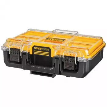 Box na náradie DeWALT ToughSystem 2.0 čierny transparentný žltý 6 priehradiek