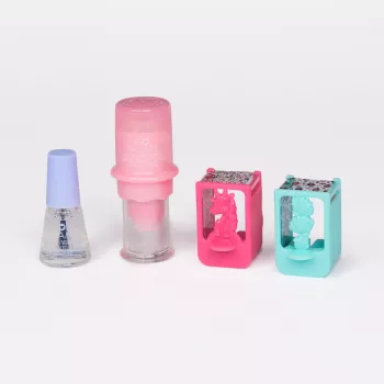 Cool Maker, GO GLAM sada na nechty na doplnenie, dizajny jednorožca a morskej panny, 80 nechtov na styling (obal sa môže líšiť), tvorivá hračka pre deti od 7 rokov