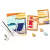 Ravensburger Malset CreArt Gallery Wall Set 'Am Strand' 23901 — maľovacia aktivita s rámovými panelmi