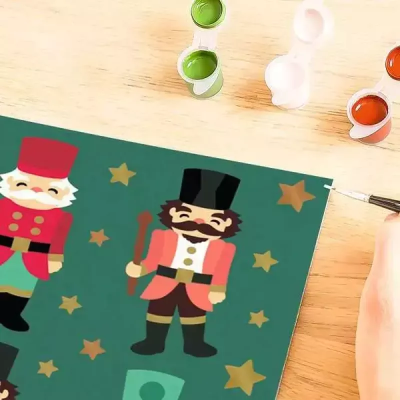 Maľovacia sada Ravensburger CreArt Christmas Nutcracker Delight - model 23893