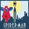 Maľovanie podľa čísel Ravensburger CreArt Spider-Man (model 23891) — plátnová maľovacia sada