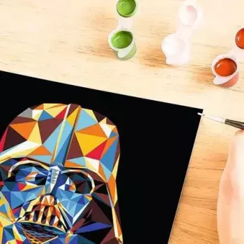 Maľovacia sada Ravensburger CreArt Star Wars - Darth Vader, model 23731, maľovanie podľa čísel