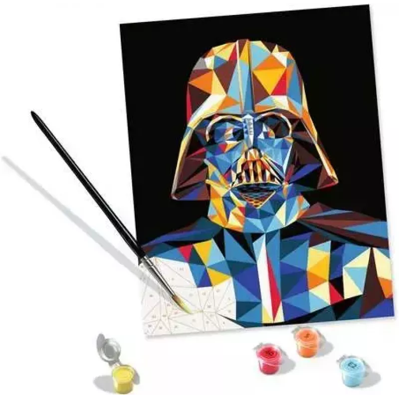 Maľovacia sada Ravensburger CreArt Star Wars - Darth Vader, model 23731, maľovanie podľa čísel