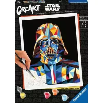 Maľovacia sada Ravensburger CreArt Star Wars - Darth Vader, model 23731, maľovanie podľa čísel