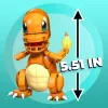 MEGA Pokémon Build & Show Charmander stavebnica, 10 cm vysoká,