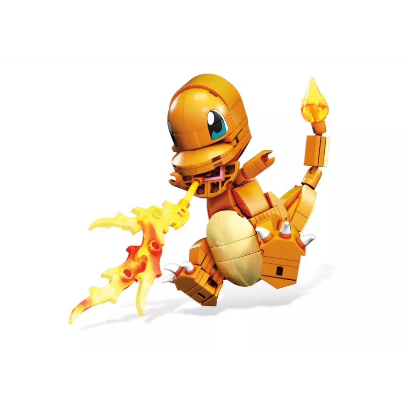 MEGA Pokémon Build & Show Charmander stavebnica, 10 cm vysoká,
