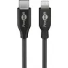GOOBAY nabíjačka 64574 30W USB‑C PD na Apple Lightning kábel 1 m, čierna