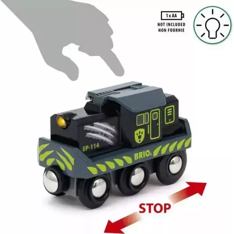 Vlak BRIO Dinosaur Battery Train Multicolour Wood 3+