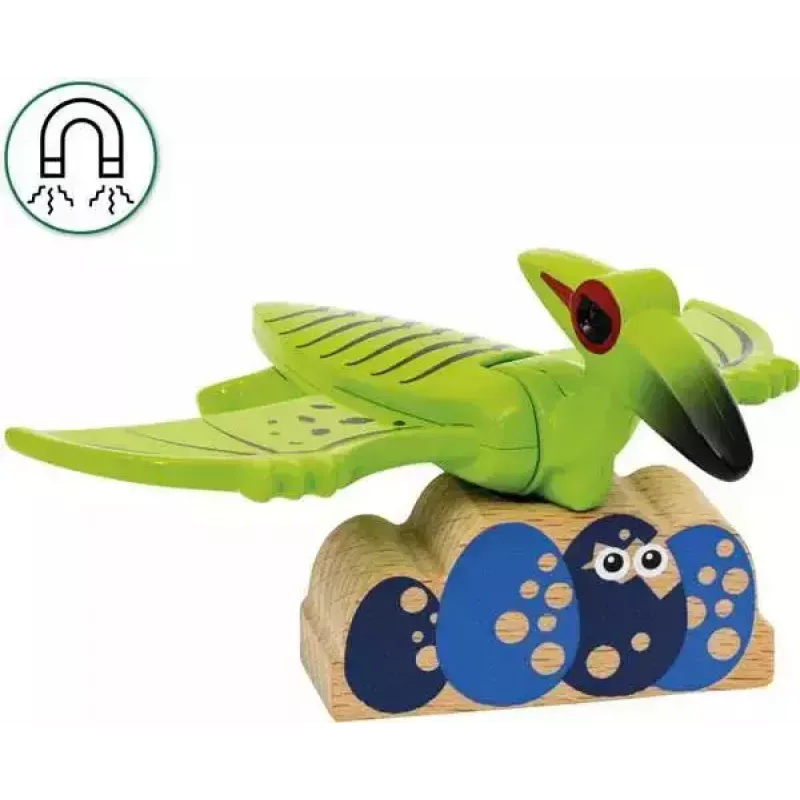 Vlak BRIO Dinosaur Battery Train Multicolour Wood 3+