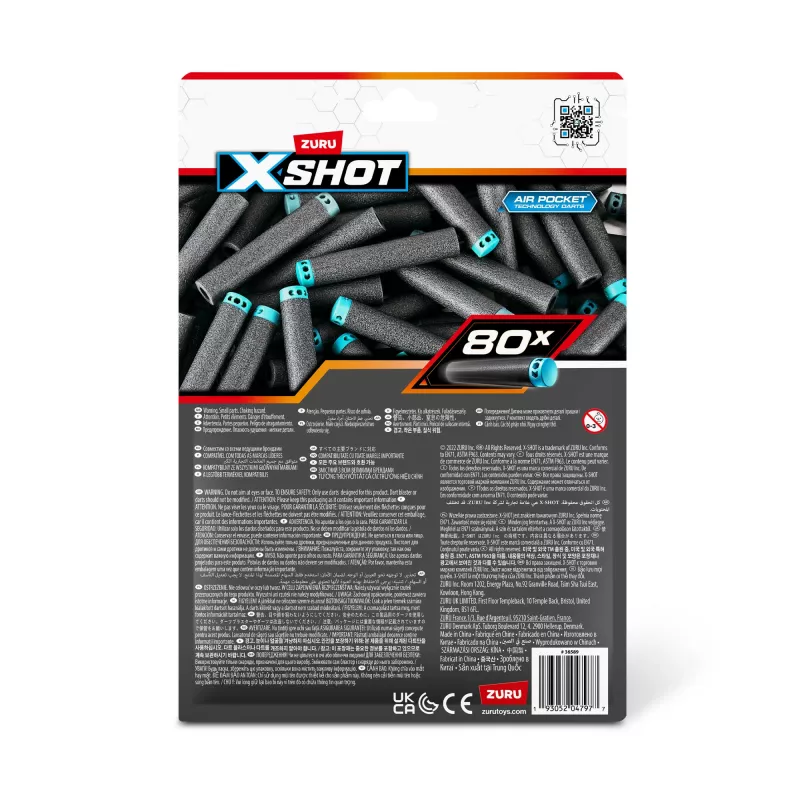 XSHOT Excel šípky náhradné balenie (80 šípok) ZURU
