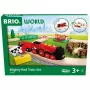 Ravensburger BRIO World Červená Lola Farma vlaková súprava – drevená hračkárska vlaková súprava